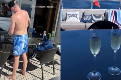 Se viralizaron imágenes de las lujosas vacaciones de Martín Insaurralde junto a una modelo