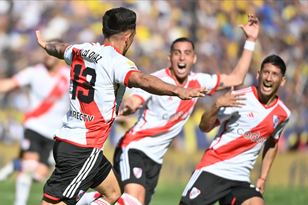 Festejo en el segundo gol. FOTO TWITTER @RiverPlate