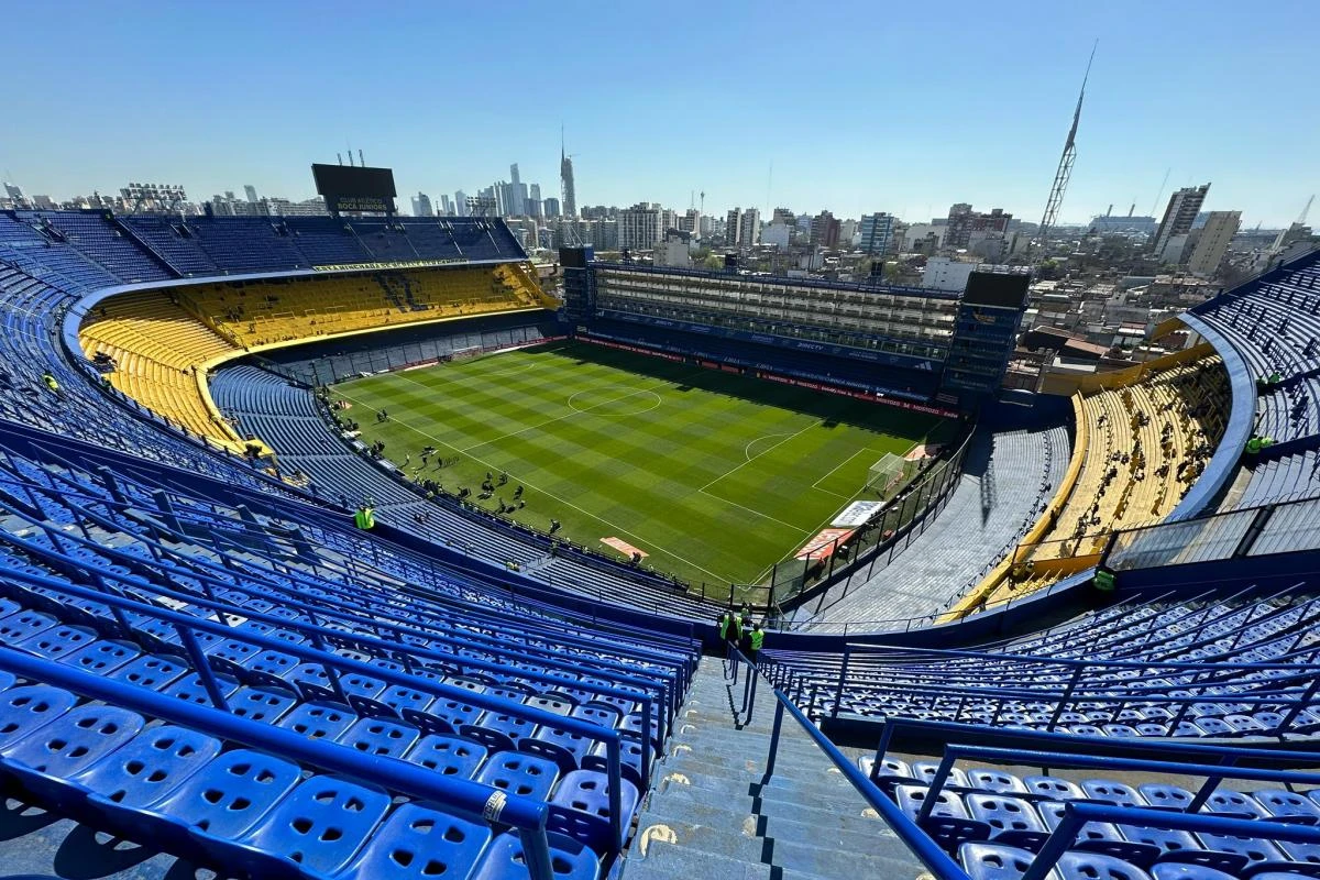 La Bombonera está lista para recibir al Boca-River