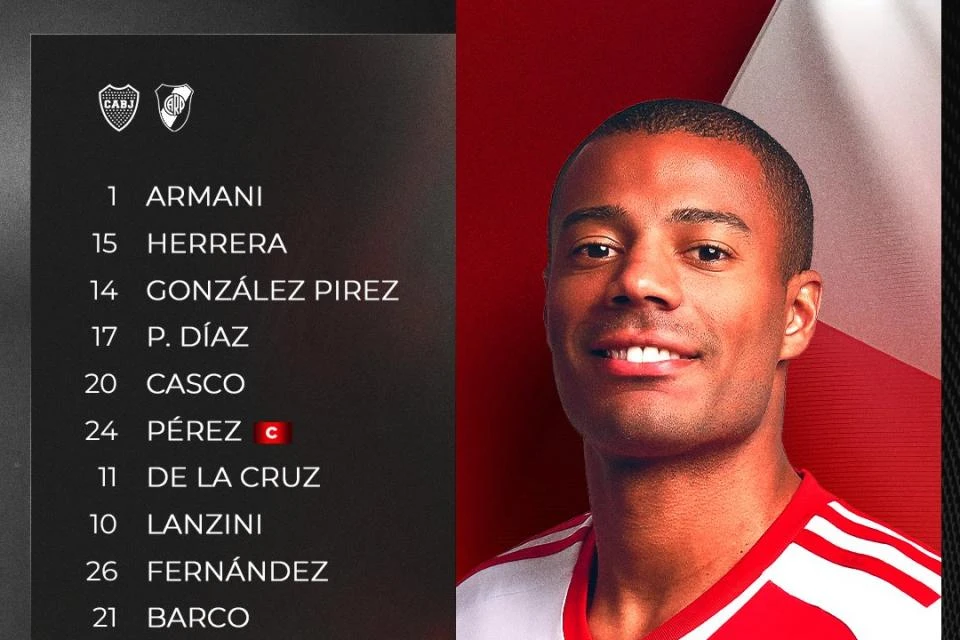 Los 11 titulares de River