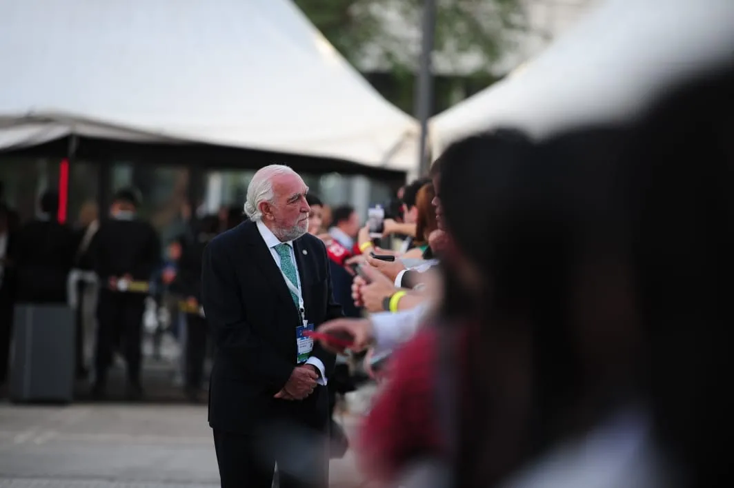 Ricardo Gil Lavedera, al ingresar al Forum de Santiago del Estero. LA GACETA / DIEGO ARÁOZ