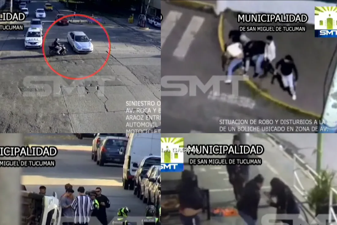 Los accidentes de tránsito, las peleas y disturbios de la última semana en San Miguel de Tucumán.