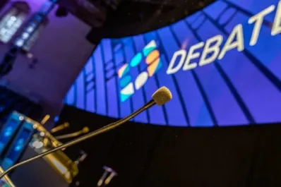 El debate presidencial tuvo un pico de 44 puntos de rating