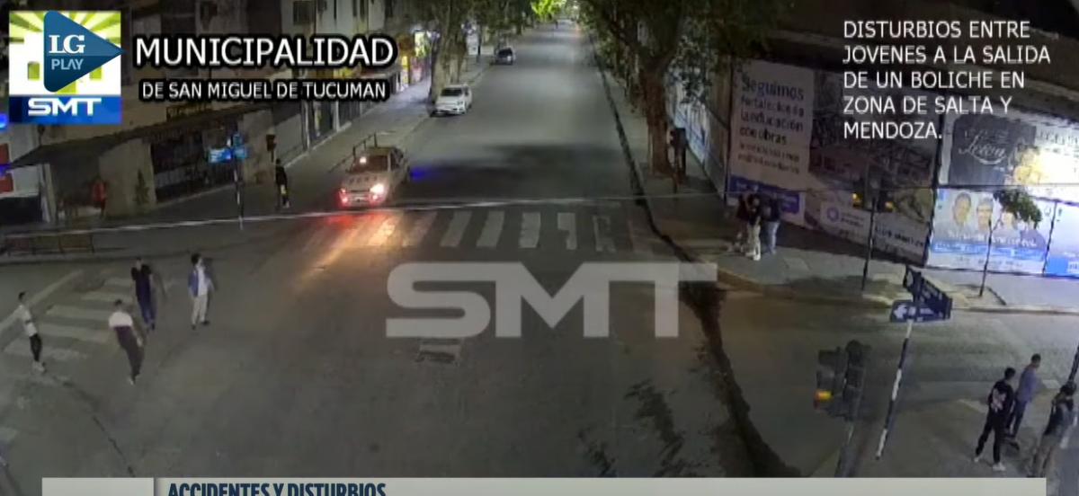 Accidentes de tránsito, robos pirañas y peleas: esto registraron las cámaras de seguridad de la Capital en la última semana