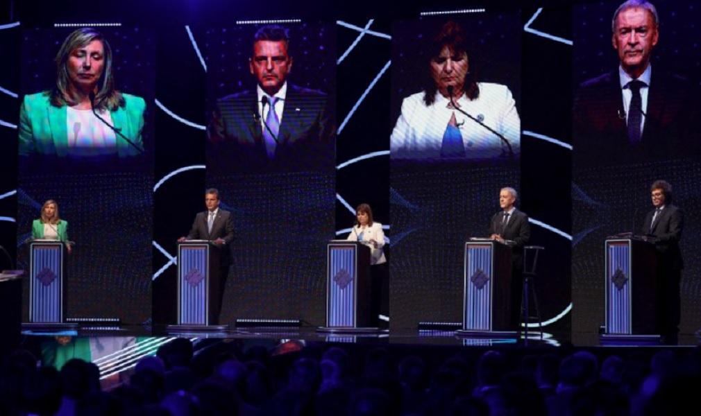 El debate presidencial tuvo un pico de 44 puntos de rating