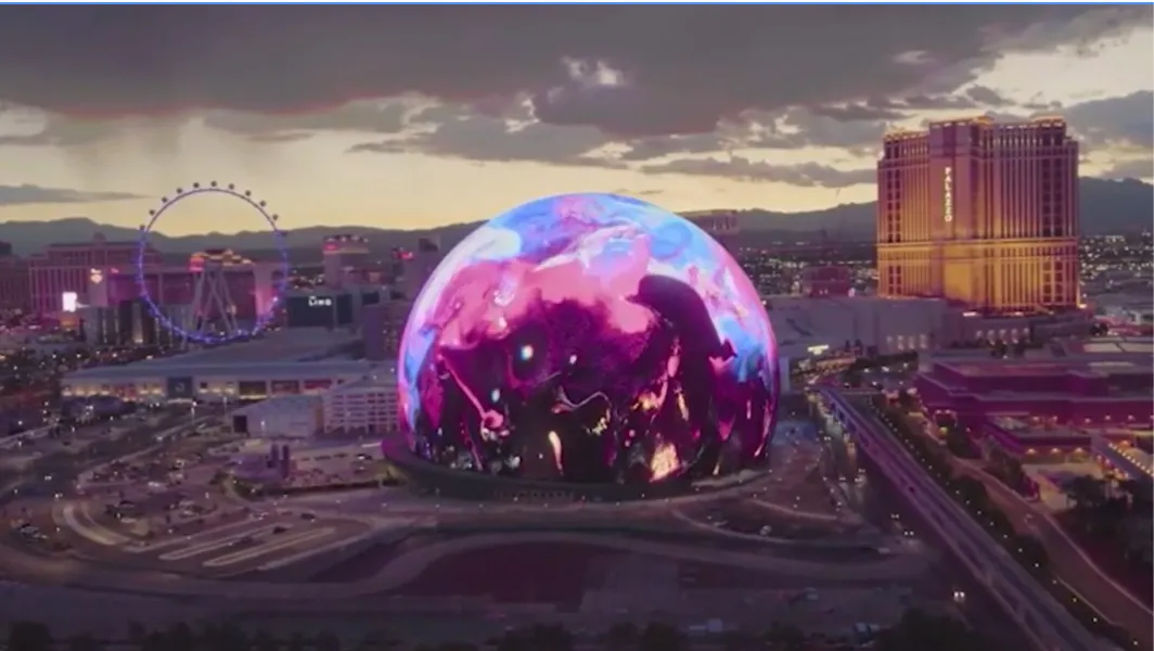 Cómo es el estadio esférico futurista que inaguró U2 en Las Vegas