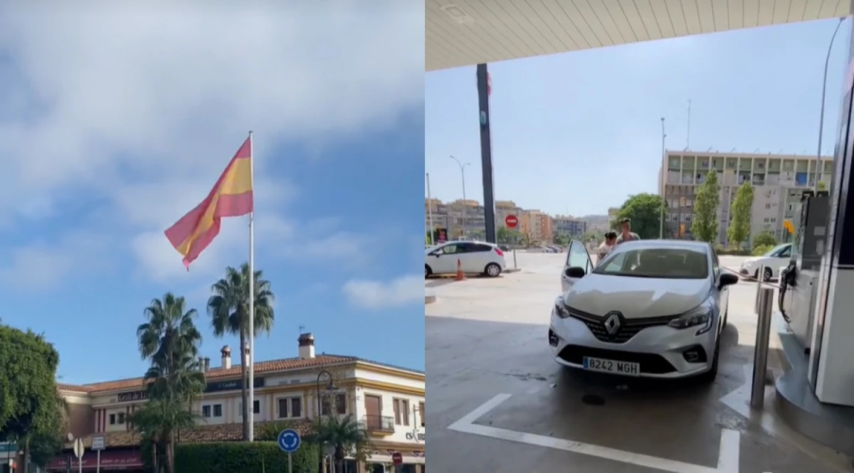 Un argentino mostró cuánto cuesta llenar el tanque del auto en España