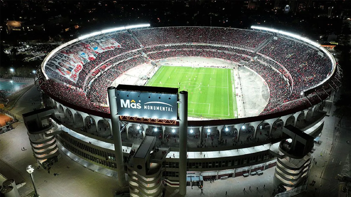 IMPONENTE. El estadio Más Monumental de River