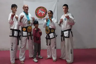 Un matrimonio tucumano se consagró campeón del mundo en taekwondo y va por más