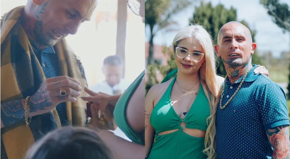 El emotivo momento en el que Emanuel Noir recibe una propuesta de casamiento de parte de su novia