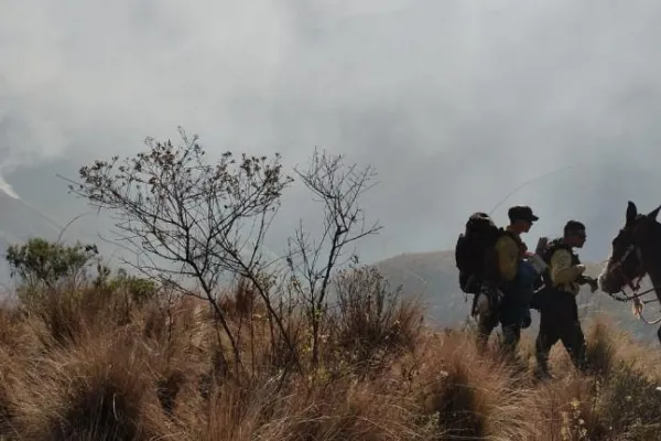 Combatieron un incendio en Las Arquitas: continúan las malas prácticas de quemas