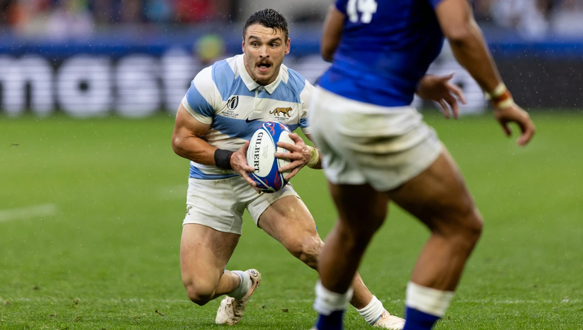 PARA LA DEFINICIÓN. El wing tucumano Santiago Carreras volverá a ser titular en Los Pumas este domingo.