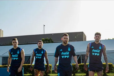 Con Messi y El Tucu Palacios activos, así fue la práctica de la Scaloneta