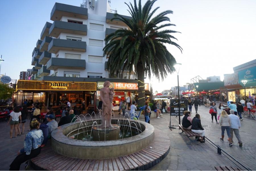 El casco céntrico de Villa Gesell.