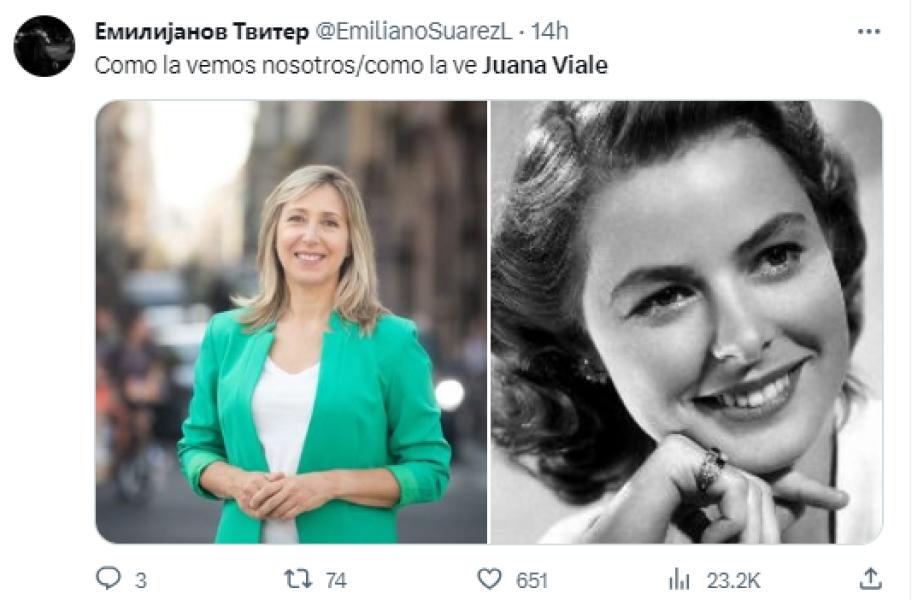 El insólito error de Juana Viale tras el debate: confundió a Myriam Bregman con una actriz de los 50