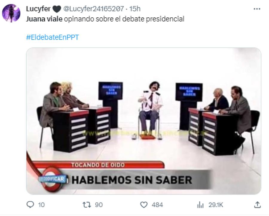 El insólito error de Juana Viale tras el debate: confundió a Myriam Bregman con una actriz de los 50