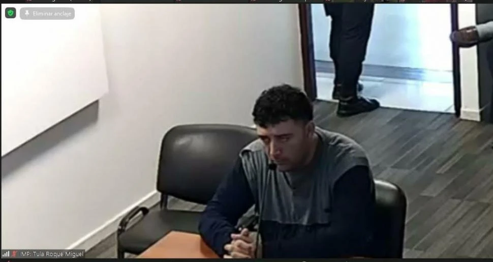 EL IMPUTADO. Roque Miguel Tula asegura que estuvo en Bolivia y en La Quiaca al momento del crimen de Ostriz.