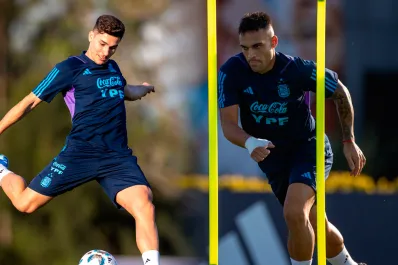 ¿La nueva fórmula de Scaloni? Julián Álvarez y Lautaro Martínez podrían jugar juntos