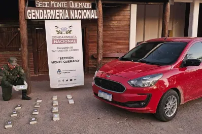 Transportaron más de 15 kilos de cocaína ocultos en el torpedo de un auto