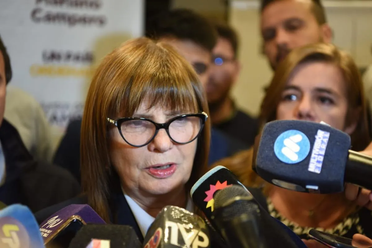 Patricia Bullrich, candidata presidencial de Juntos por el Cambio. LA GACETA / FOTO JUAN PABLO SÁNCHEZ NOLI.