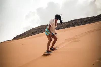 Vacaciones: dónde practicar sandboard en medio de la puna jujeña