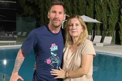 Messi viajó a Rosario para festejar el Día de la Madre