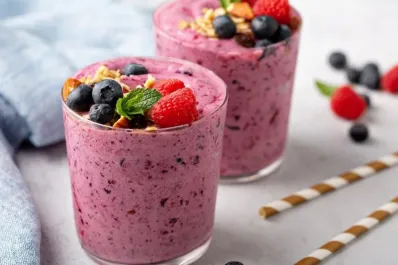 Los cinco batidos frutales que puede favorecer la pérdida de peso