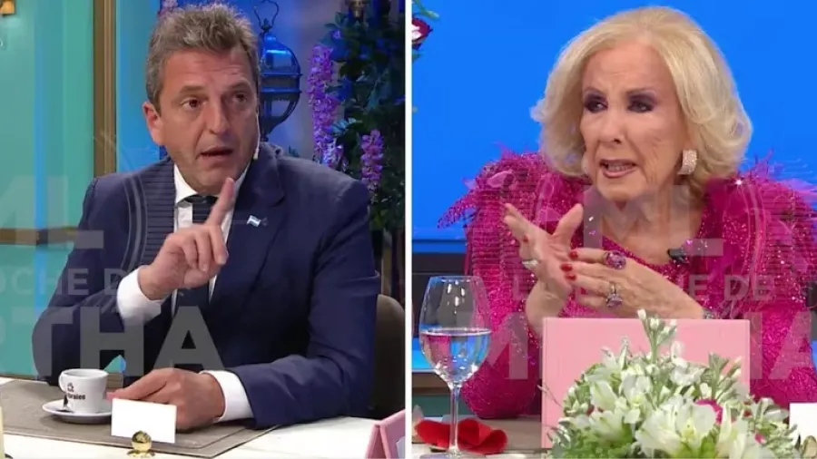 Sergio Massa visitó a Mirtha Legrand y habló de varios temas.