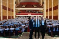 En un acto con trabajadores bancarios, Cisneros y Sánchez Blas pidieron el voto para Massa