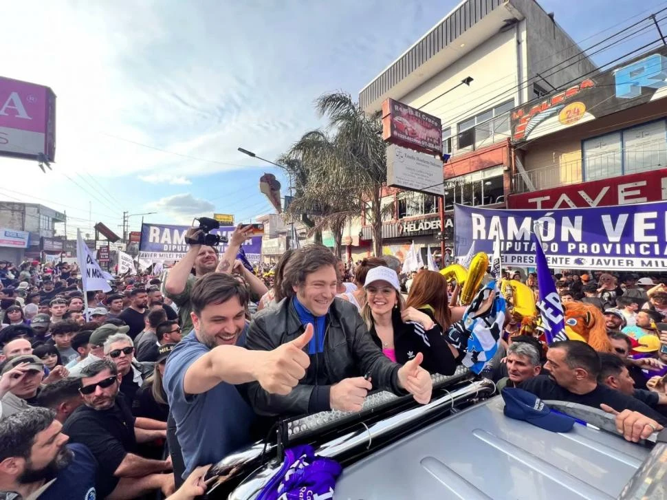 Javier Milei cerró su campaña electoral.