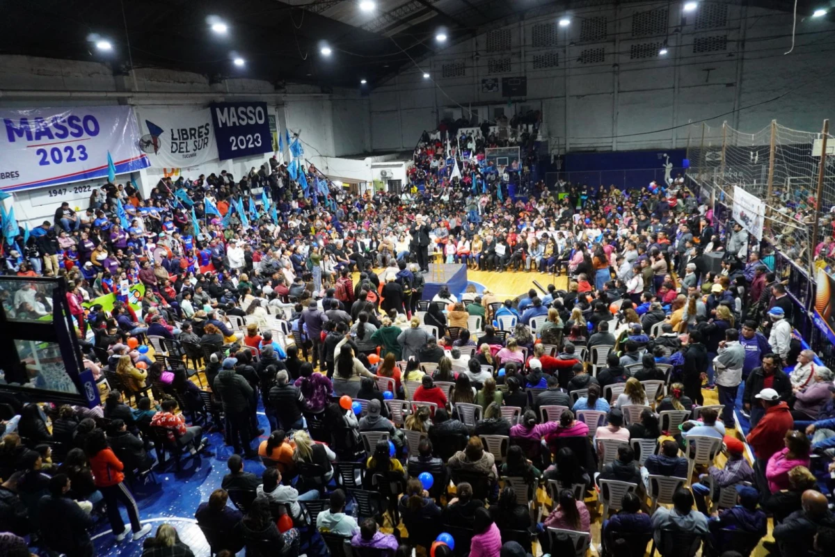 Cierre de campaña de Masso. Foto prensa