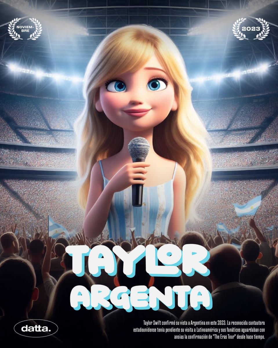 Messi, Lali, Moria, Tini y Taylor Swift: así se verían sus películas al estilo Pixar