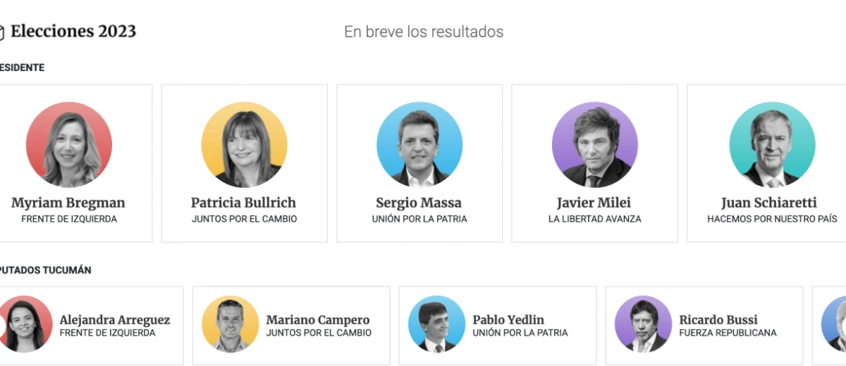 Elecciones 2023: seguí en vivo los resultados de los comicios