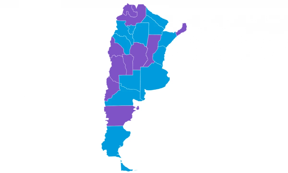 En tiempo real: ¿cómo queda pintado el mapa nacional tras las elecciones presidenciales?