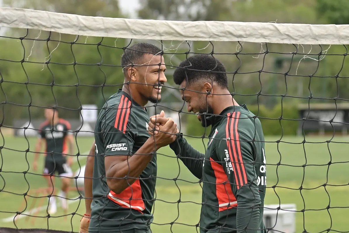 DISPONIBLE. Demichelis recuperará a Miguel Borja de cara al Trofeo de Campeones. FOTO TOMADA DE TWITTER.