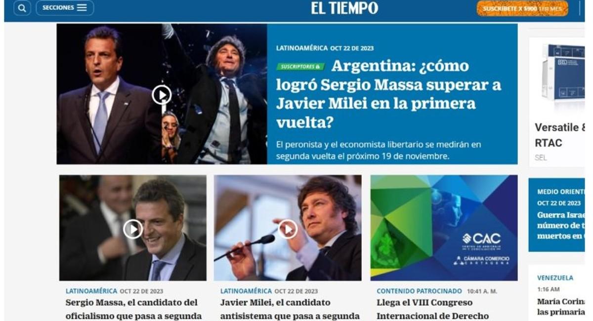 Sorpresa: así reflejaron los medios del mundo la victoria de Sergio Massa en las elecciones