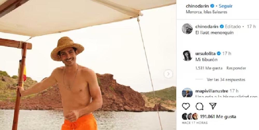 El divertido comentario de Úrsula Corberó al Chino Darín