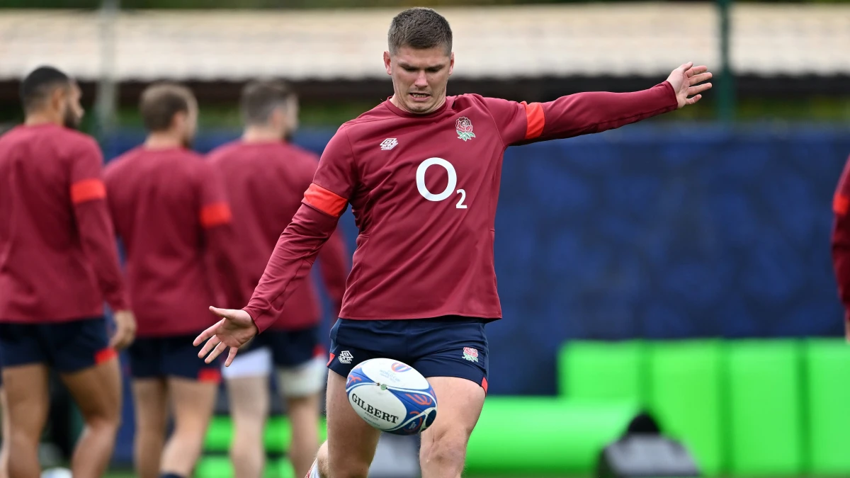 TITULAR. El capitán Owen Farrell jugará de entrada ante Los Pumas, por el bronce de la Copa del Mundo. FOTO TOMADA DE TWITTER.