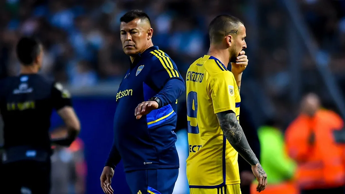 TRANQUILIDAD. Benedetto encendió las alarmas ante Racing, pero podría llegar sin inconvenientes ante Fluminense. FOTO TOMADA DE GOAL.