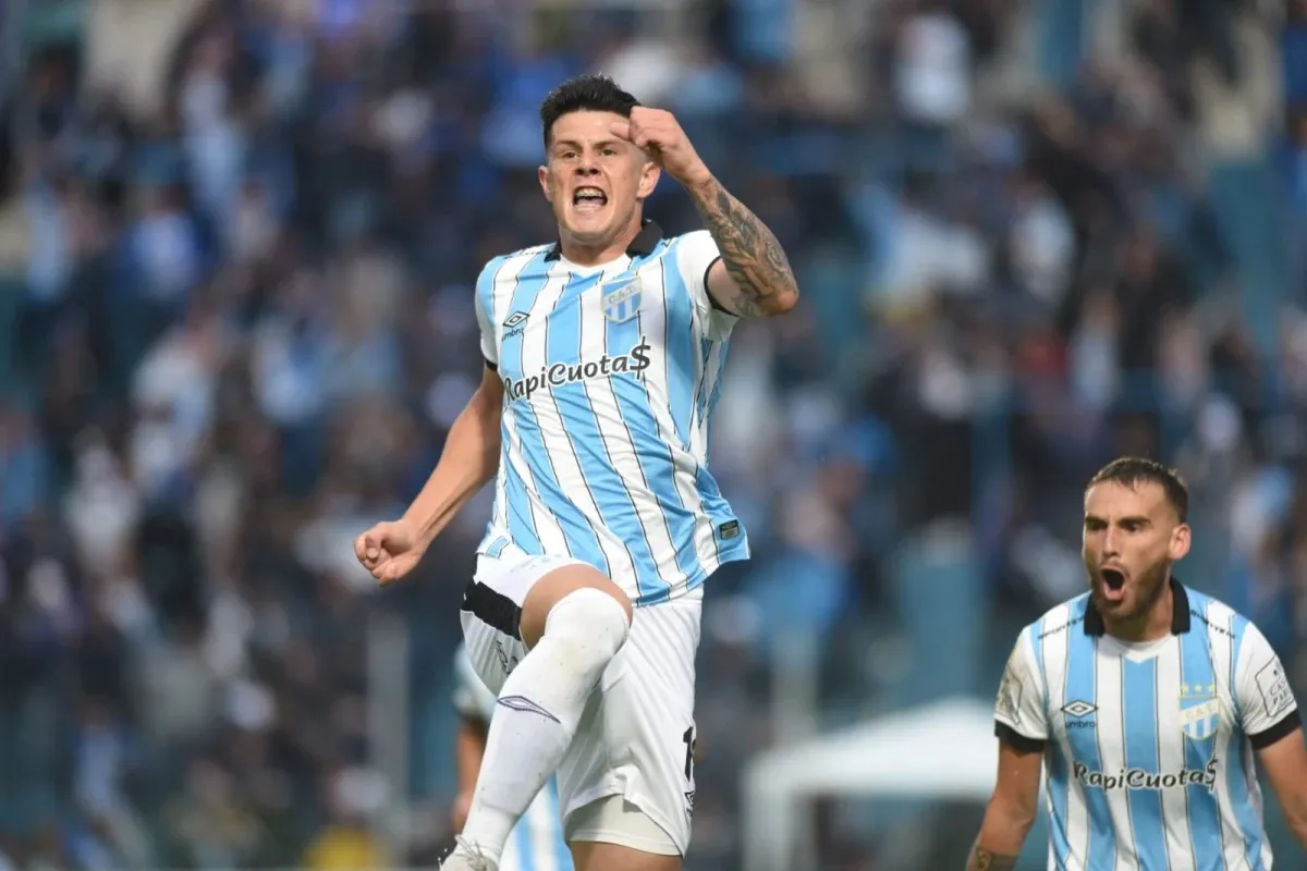 FELICES. Atlético Tucumán viene de vencer a Talleres 1-0, con gol de Marcelo Estigarribia. LA GACETA/JUAN PABLO SÁNCHEZ NOLI.