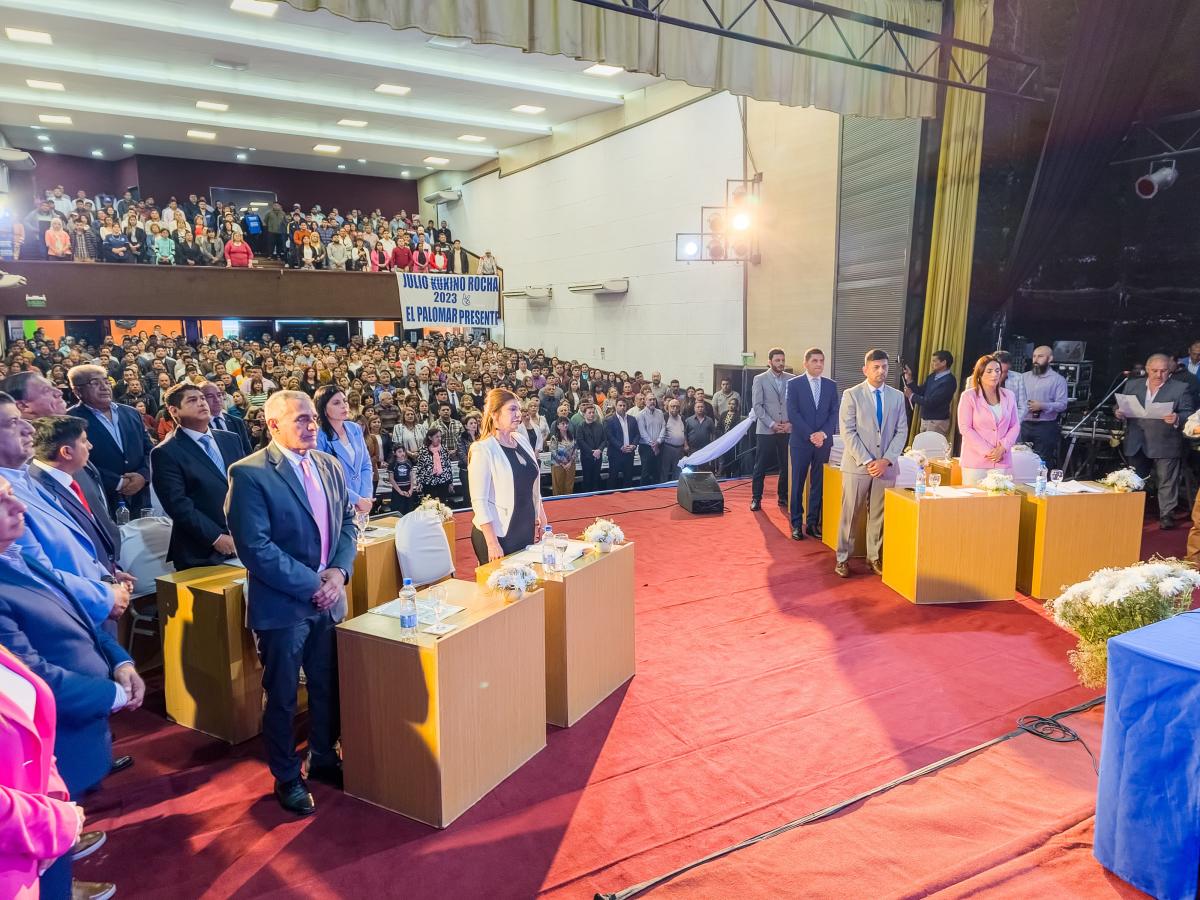 EN BANDA DEL RÍO SALÍ. Acto de asunción de autoridades del Concejo Deliberante.