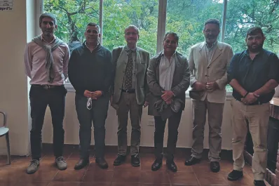 Un funcionario alemán conoció cultivos y habló con productores locales