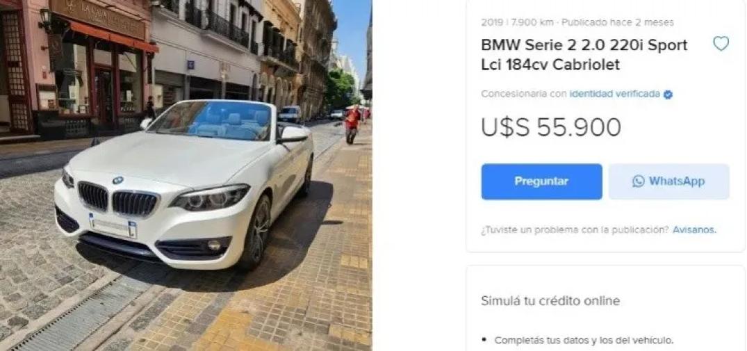 El valor del auto de Emanuel Noir en las concesionarias.