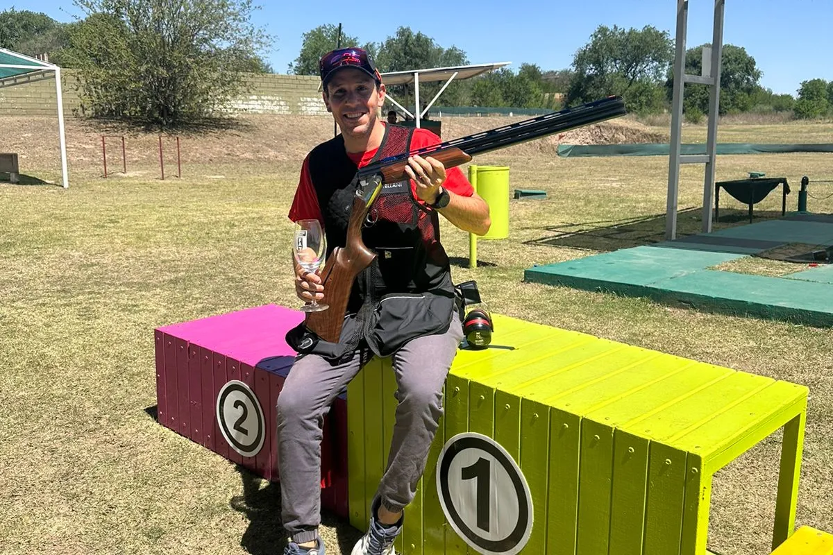 A PURA PRECISIÓN. Ricardo Baralo se consagró campeón nacional de Tiro deportivo.