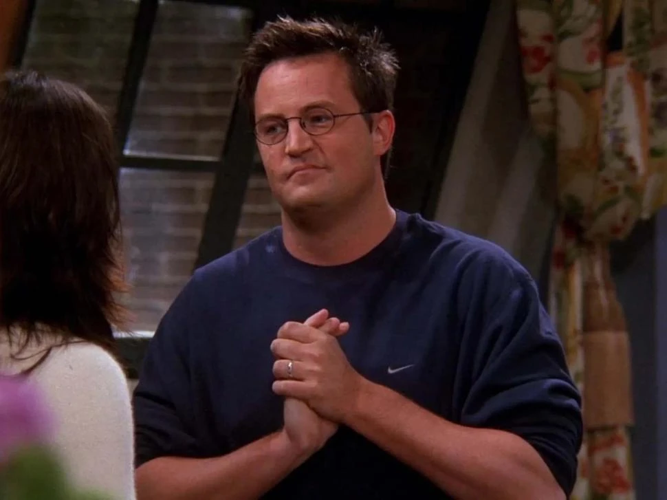 PESO. Hubo temporadas en las que Matthew Perry pasaba de 58 a 102 kilos.