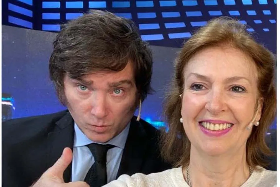 Javier Milei y Diana Mondino