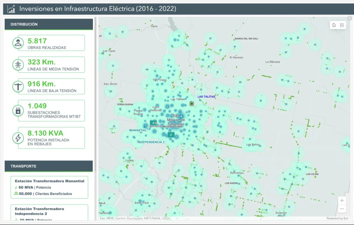 EDET presenta su plataforma interactiva digital, informando sobre sus inversiones en la Provincia