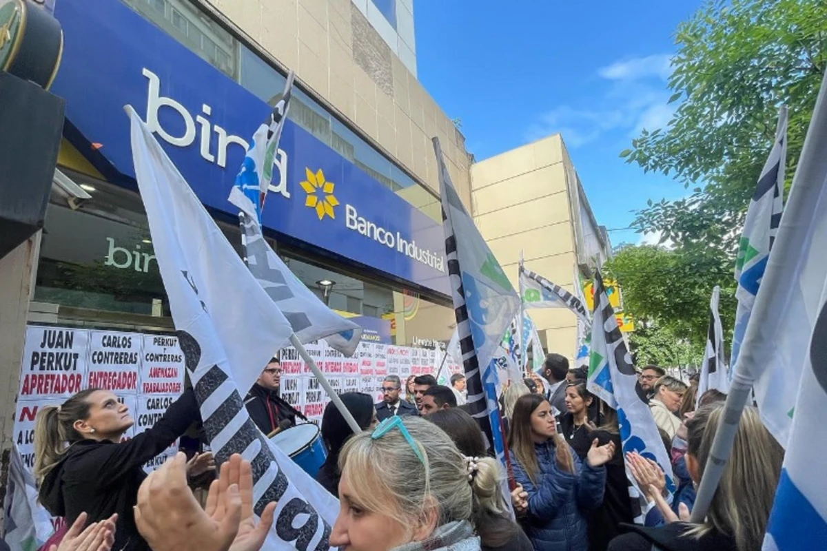 Protesta de La Bancaria. 