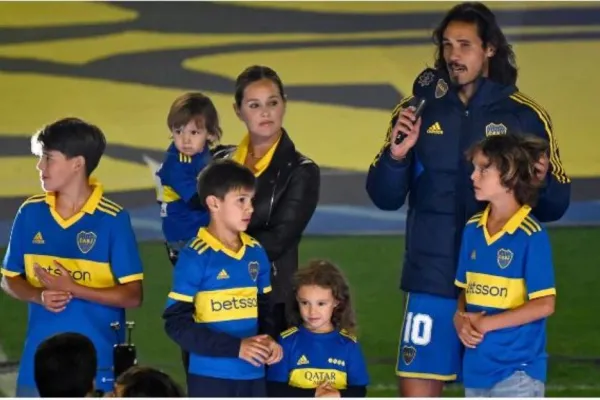 Después de Cavani, del comunicado de Boca Juniors y de Almirón, quien se expresó en las redes sociales fue la pareja del uruguayo