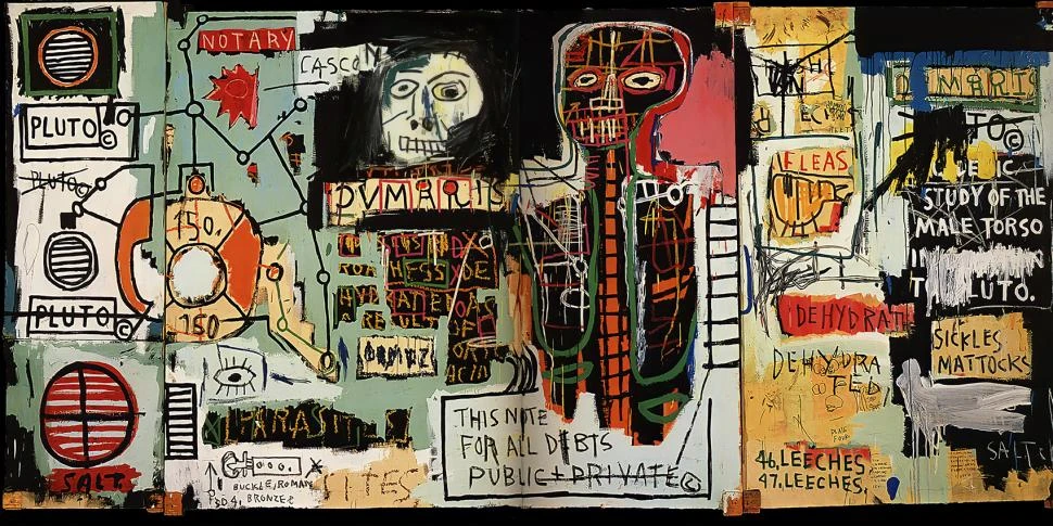 JEAN -MICHEL BASQUIAT. El artista lidera las ventas en los remates.